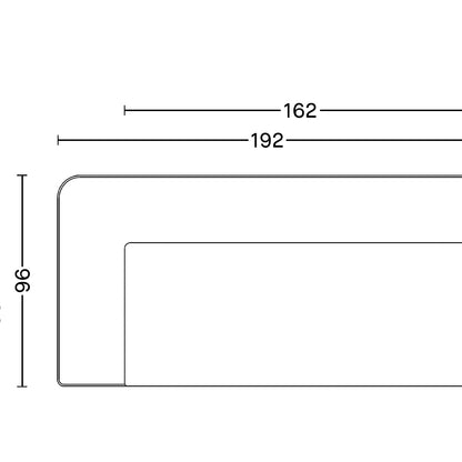 Eave Modular Sofa 96 - Individual Modules by Audo Copenhagen / Corner Module 192 / Left Armrest (Sitting Right)