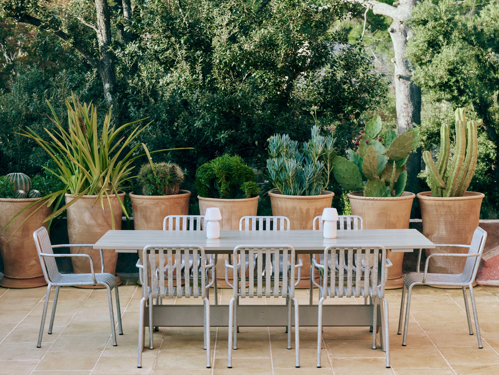 Palissade Armchair by HAY - Galvanised