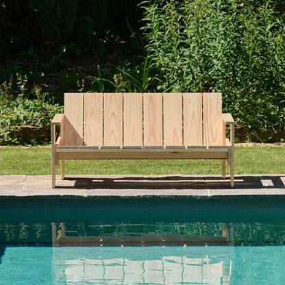 Crate Lounge Sofa by HAY - Lacquered Pinewood