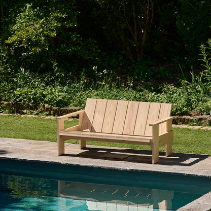 Crate Lounge Sofa by HAY - Lacquered Pinewood