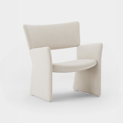 Crown Easy Chair by Massproductions - Linara 05 Porridge