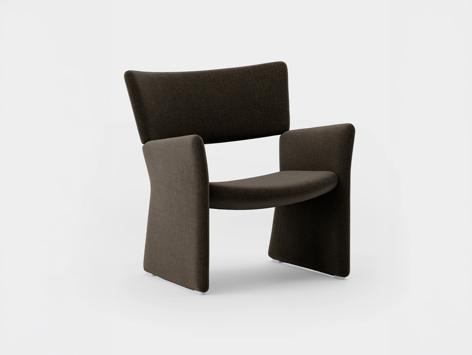Crown Easy Chair by Massproductions - Linara 90 Espresso