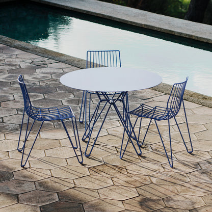 Tio Outdoor Dining Table by Massproductions - Overseas Blue