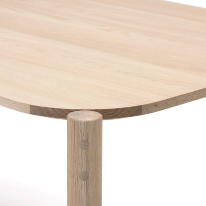 Castor Table by Karimoku New Standard - Lacquered Oak