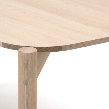 Castor Table by Karimoku New Standard - Lacquered Oak