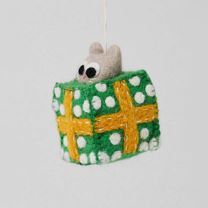 Roland Green / White Dots Felt Hanging Decorations