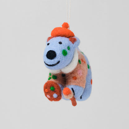 Jackson, Artist Dog Hanging Decoration