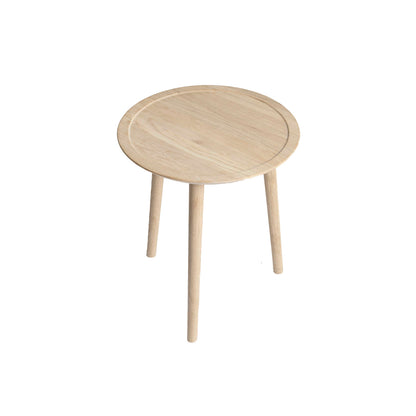 Dodona Coffee Table by Ro Collection - Diameter: 46 cm / Height: 51 cm / Soaped Oak
