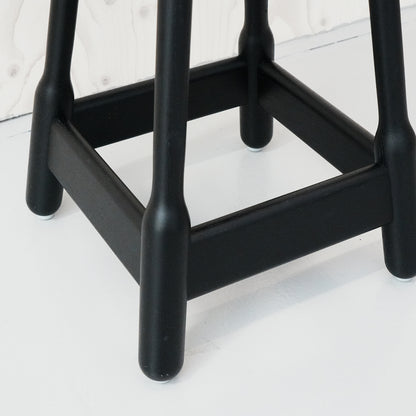 Albert Low Stool / Black Stained Ash/ Ex-Display by Massproductions