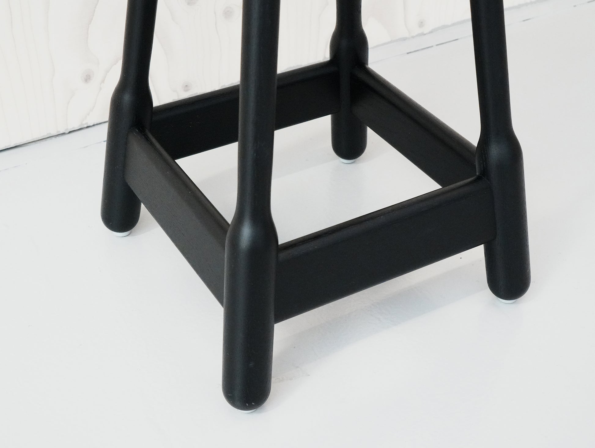Albert Low Stool / Black Stained Ash/ Ex-Display by Massproductions