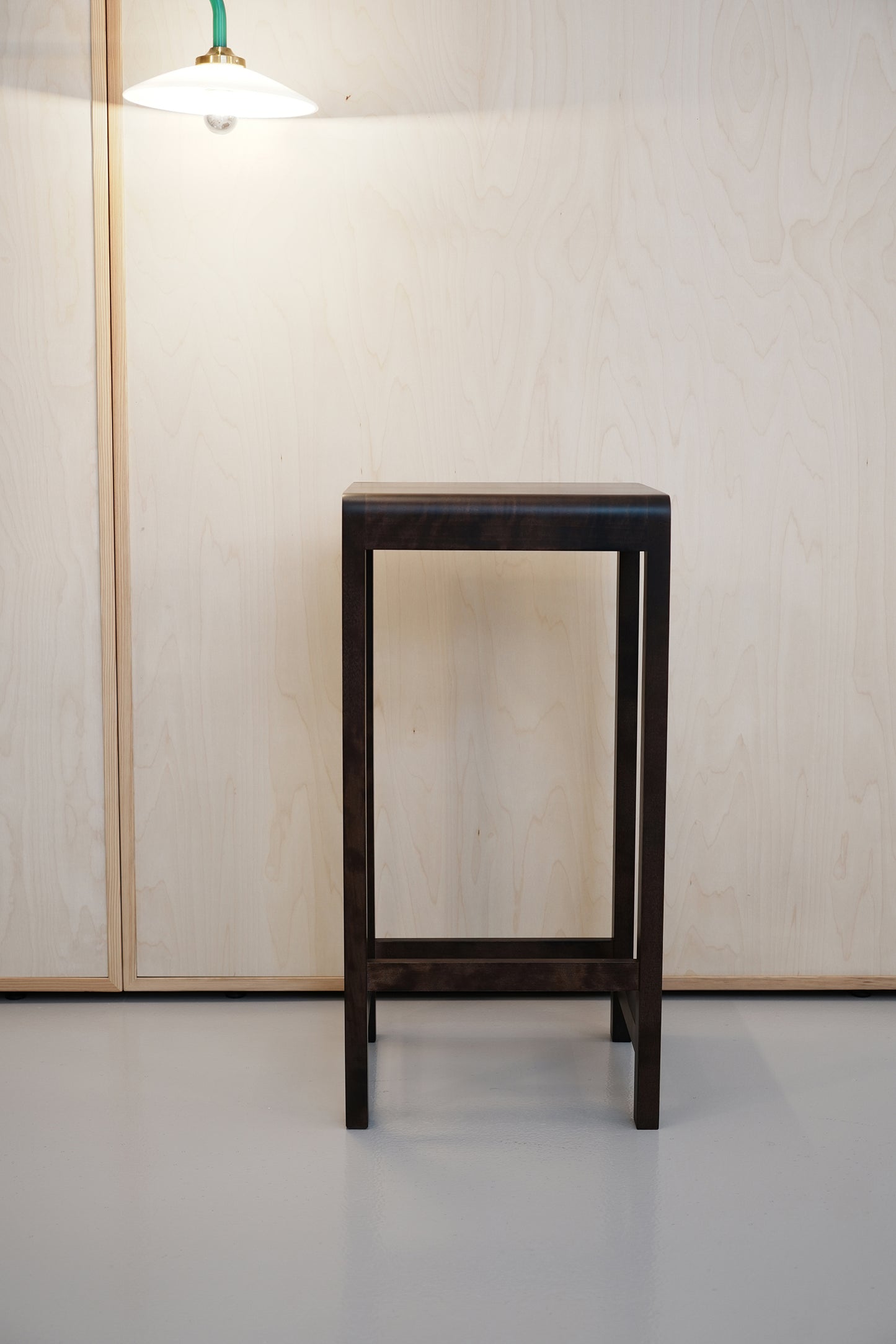 Bar Stool 01 / Dark Oiled Birch / 75 cm / Open Box