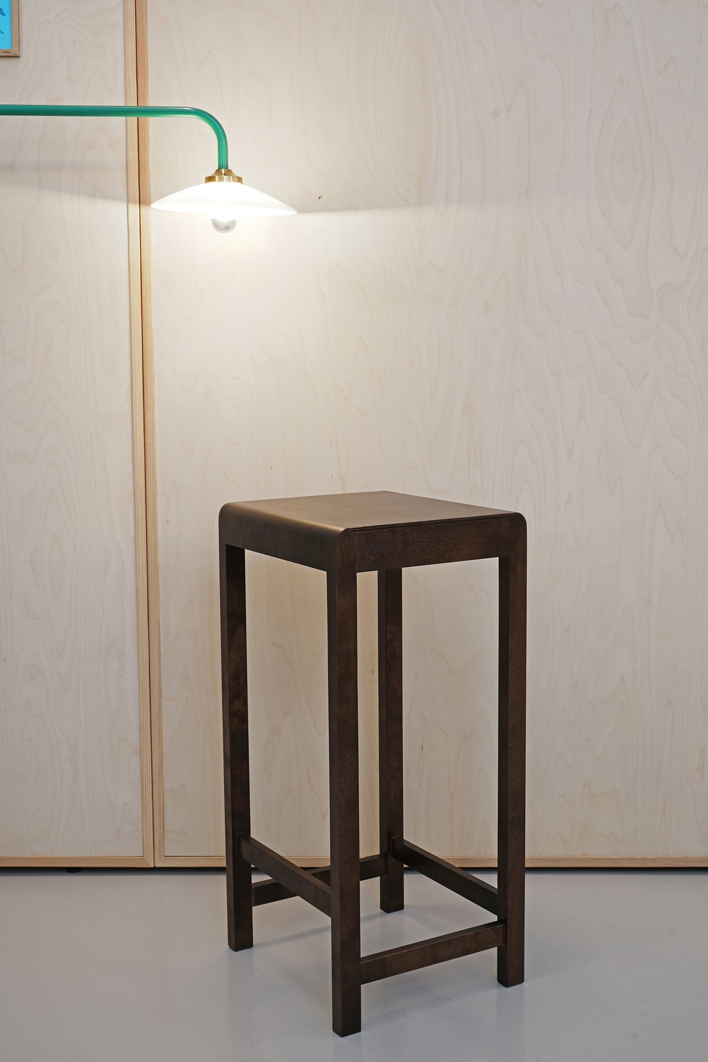 Bar Stool 01 / Dark Oiled Birch / 75 cm / Open Box