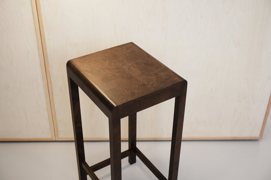 Bar Stool 01 / Dark Oiled Birch / 75 cm / Open Box