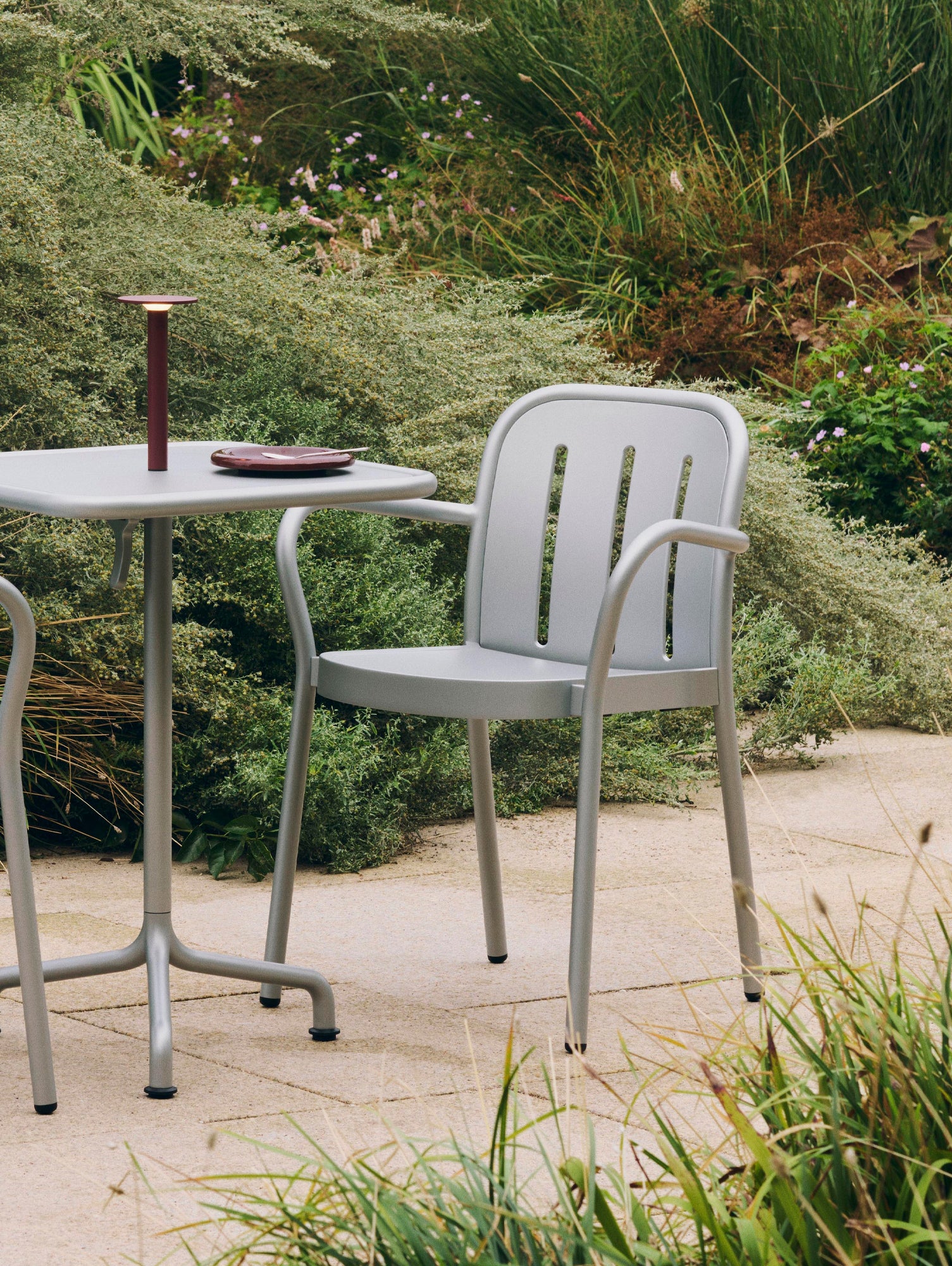 Deville Armchair by HAY - Silver Grey