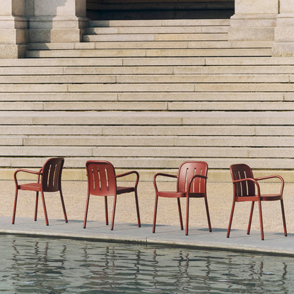 Deville Armchair by HAY - Iron Red