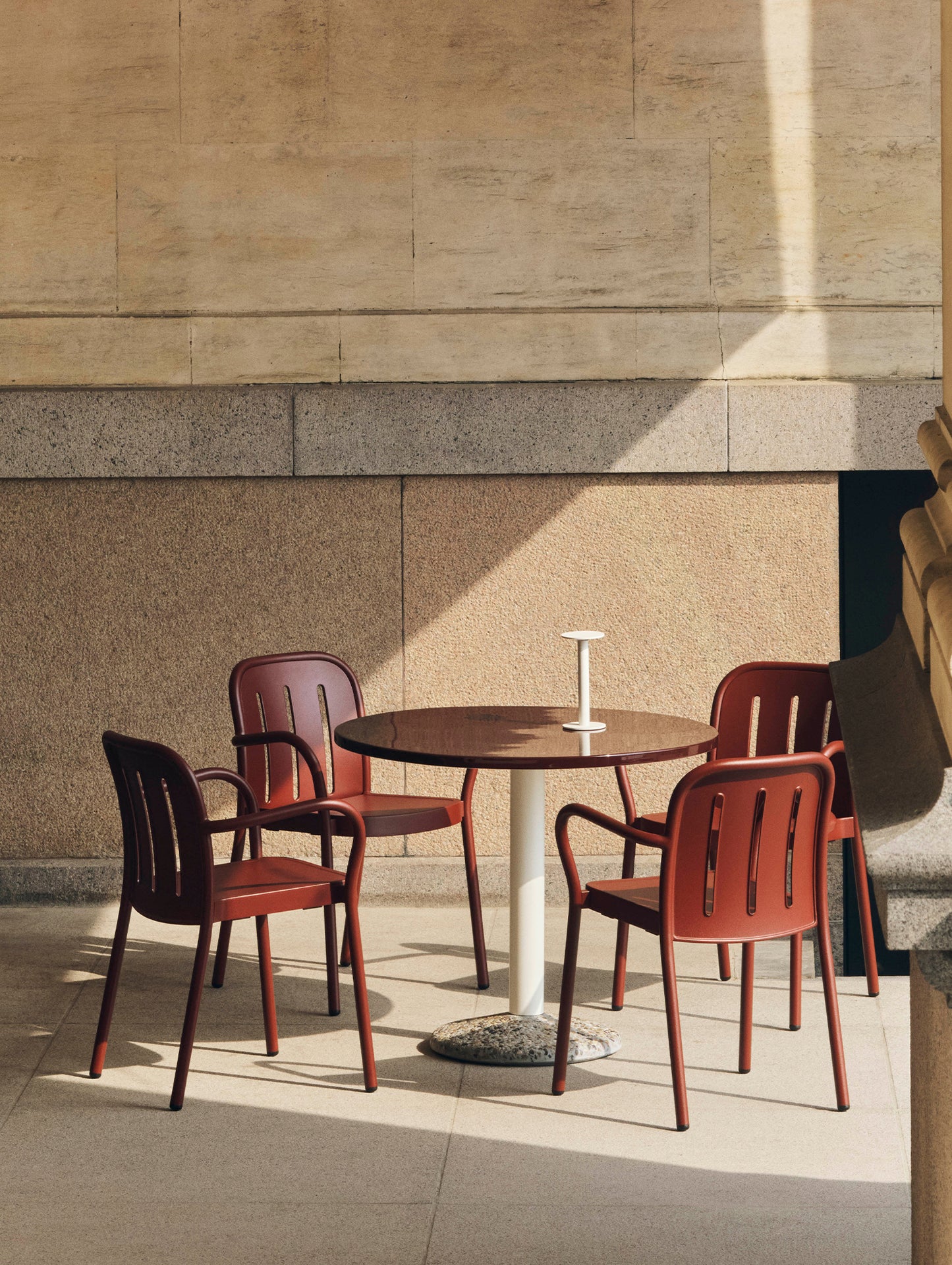 Deville Armchair by HAY - Iron Red