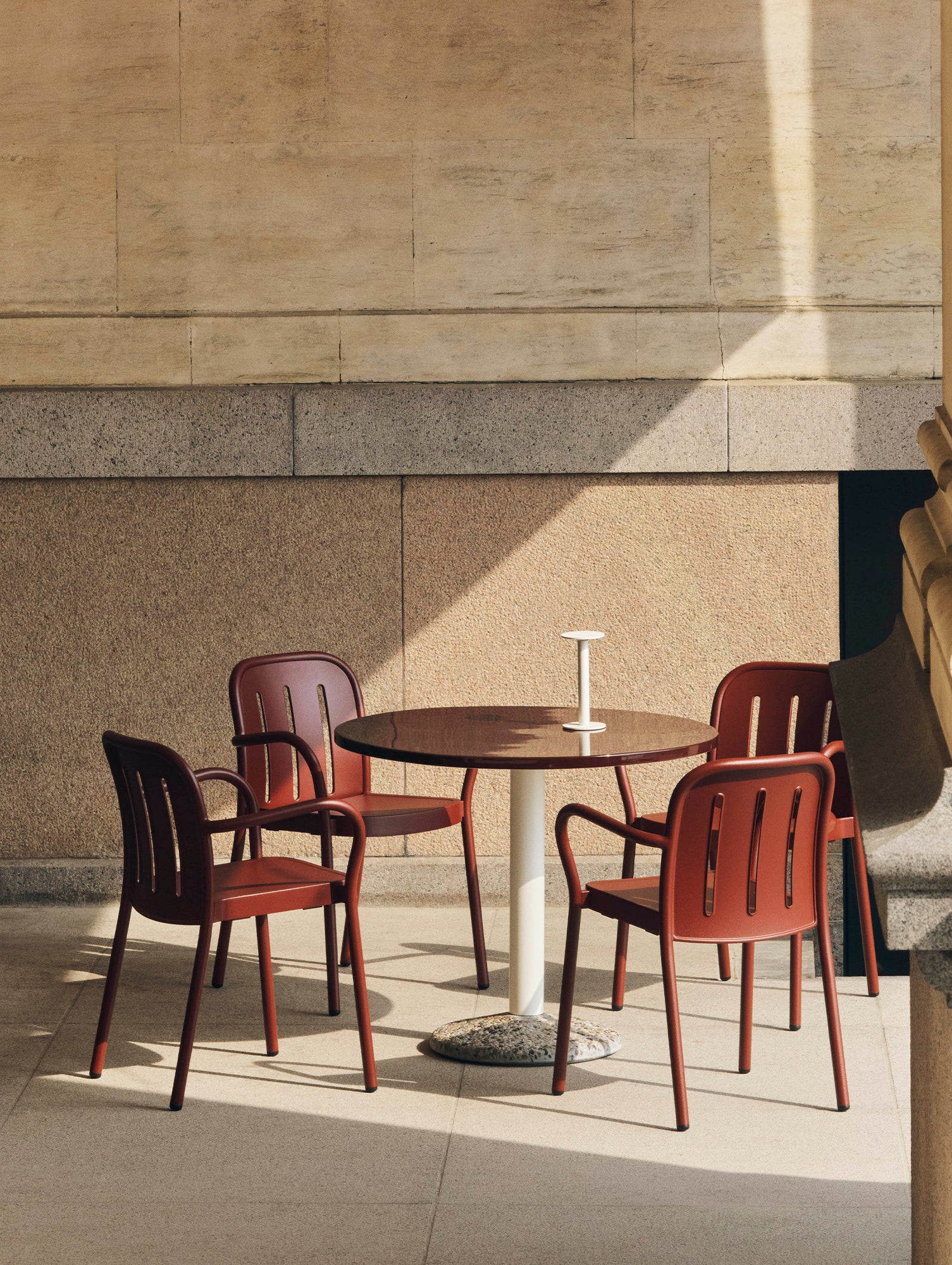 Deville Armchair by HAY - Iron Red