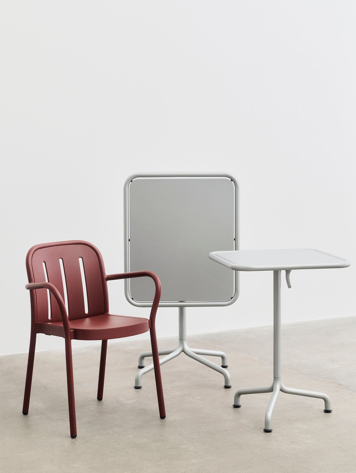 Deville Armchair by HAY - Iron Red