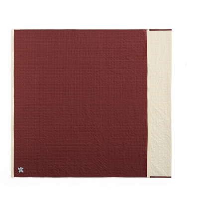 Dori Bedspread by HAY - Maroon