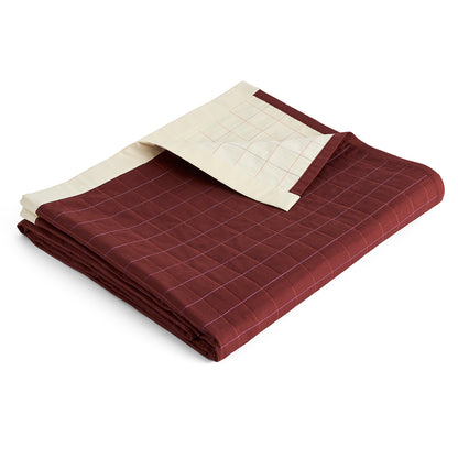 Dori Bedspread by HAY - Maroon