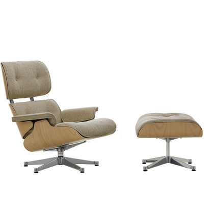 Eames Lounge Chair by Vitra - Lacquered Chestnut / Bamboo Terra 04 Nubia