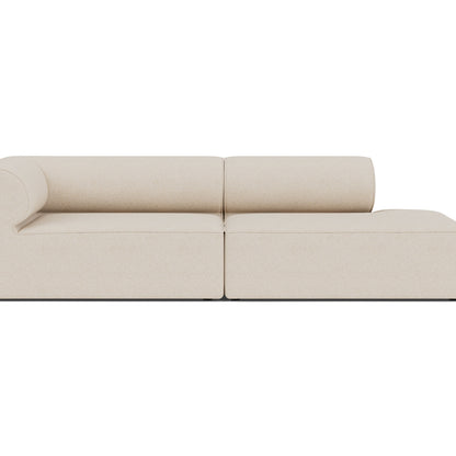 Eave 2-Seater Modular Sofa 96 by Audo Copenhagen - Configuration 3 / Moss 018