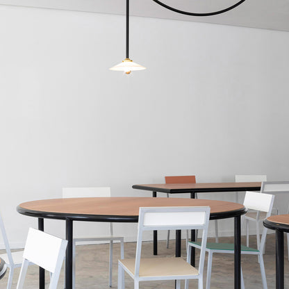 Ceiling Lamp No.4 by Valerie Objects - Black Steel