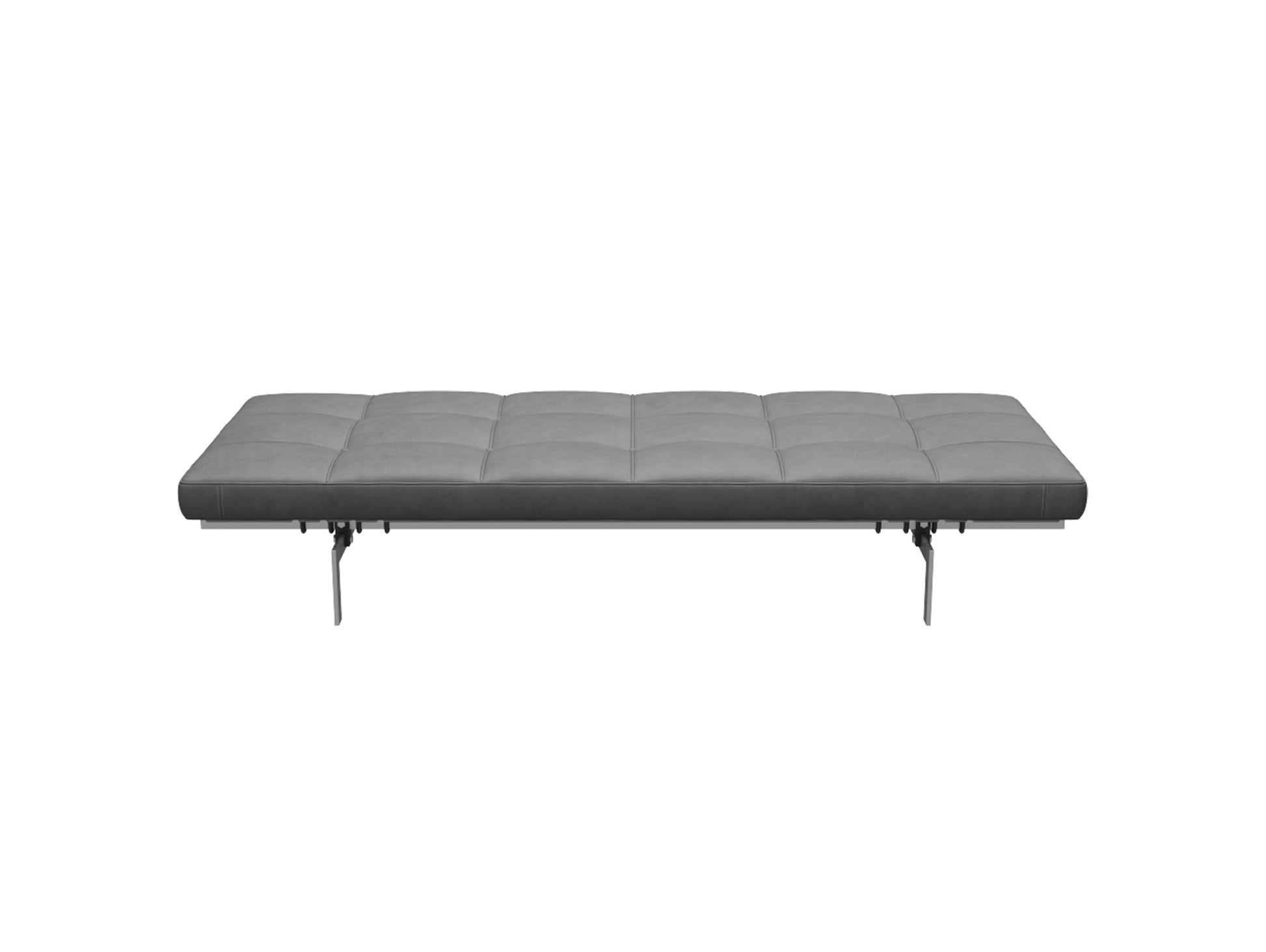 PK80 Daybed by Fritz Hansen - Embrace Concrete Grey Leather