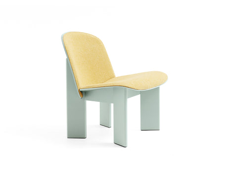 Chisel Lounge Chair (Front Upholstery) by HAY - Eucalyptus Lacquered Beech / Hallingdal 65 407
