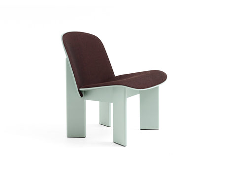 Chisel Lounge Chair (Front Upholstery) by HAY - Eucalyptus Lacquered Beech / Remix 3 373