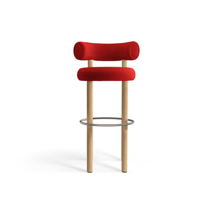 Fat Bar Stool by Tom Dixon - Lacquered Oak / Hero 2 552