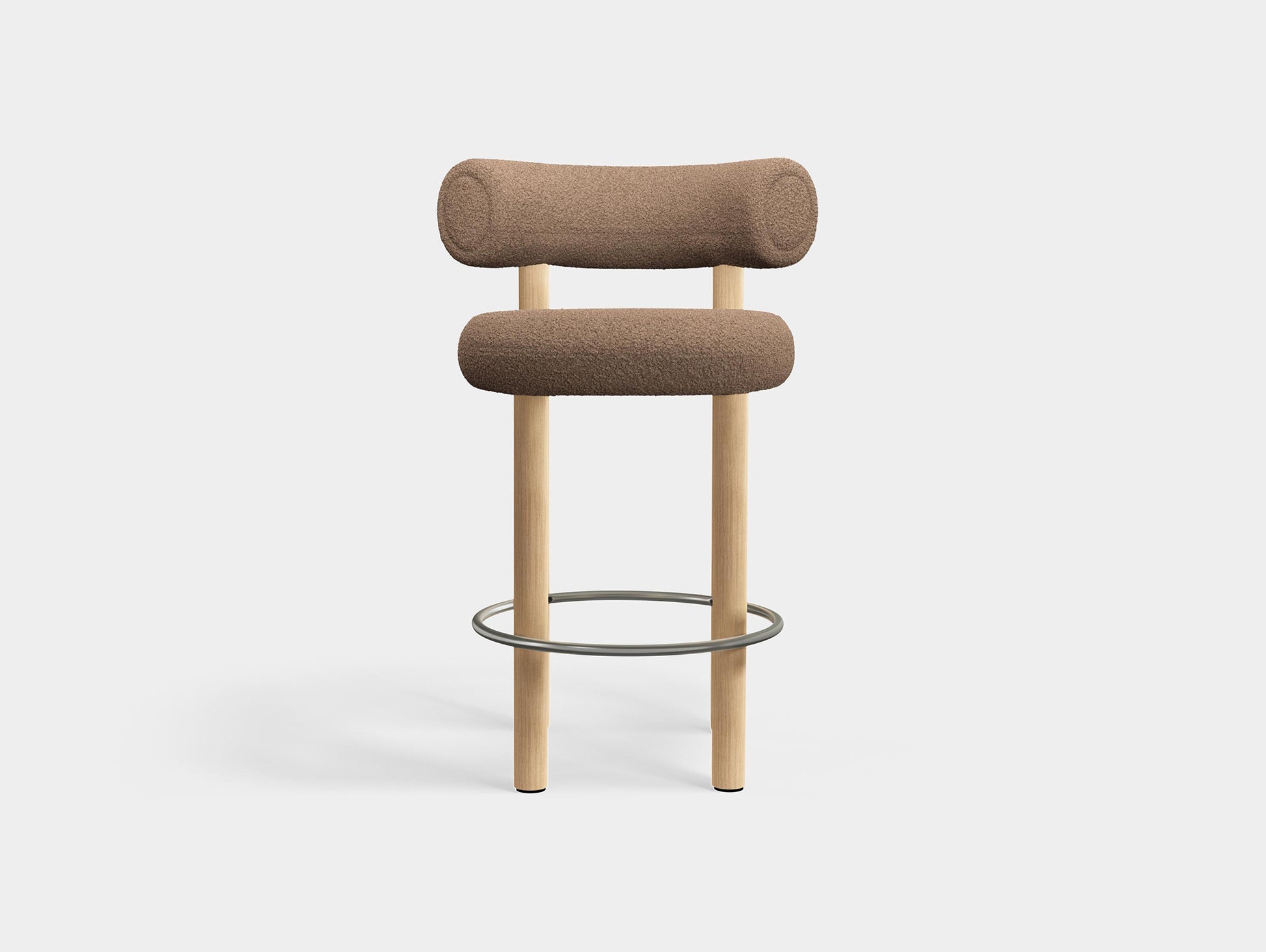 Fat Counter Stool by Tom Dixon - Lacquered Oak / Elle 280