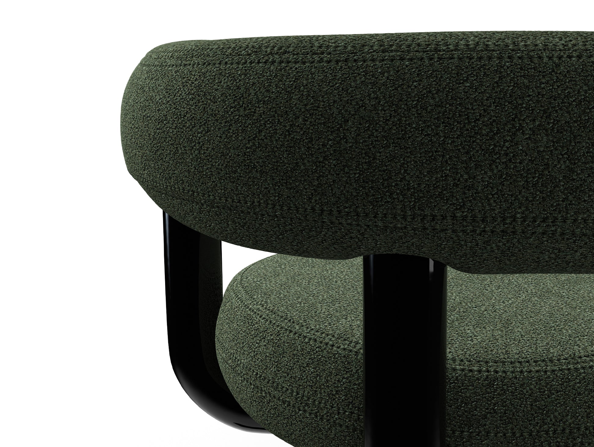 Fat Work Office Chair by Tom Dixon - Tom Dixon Boucle 162
