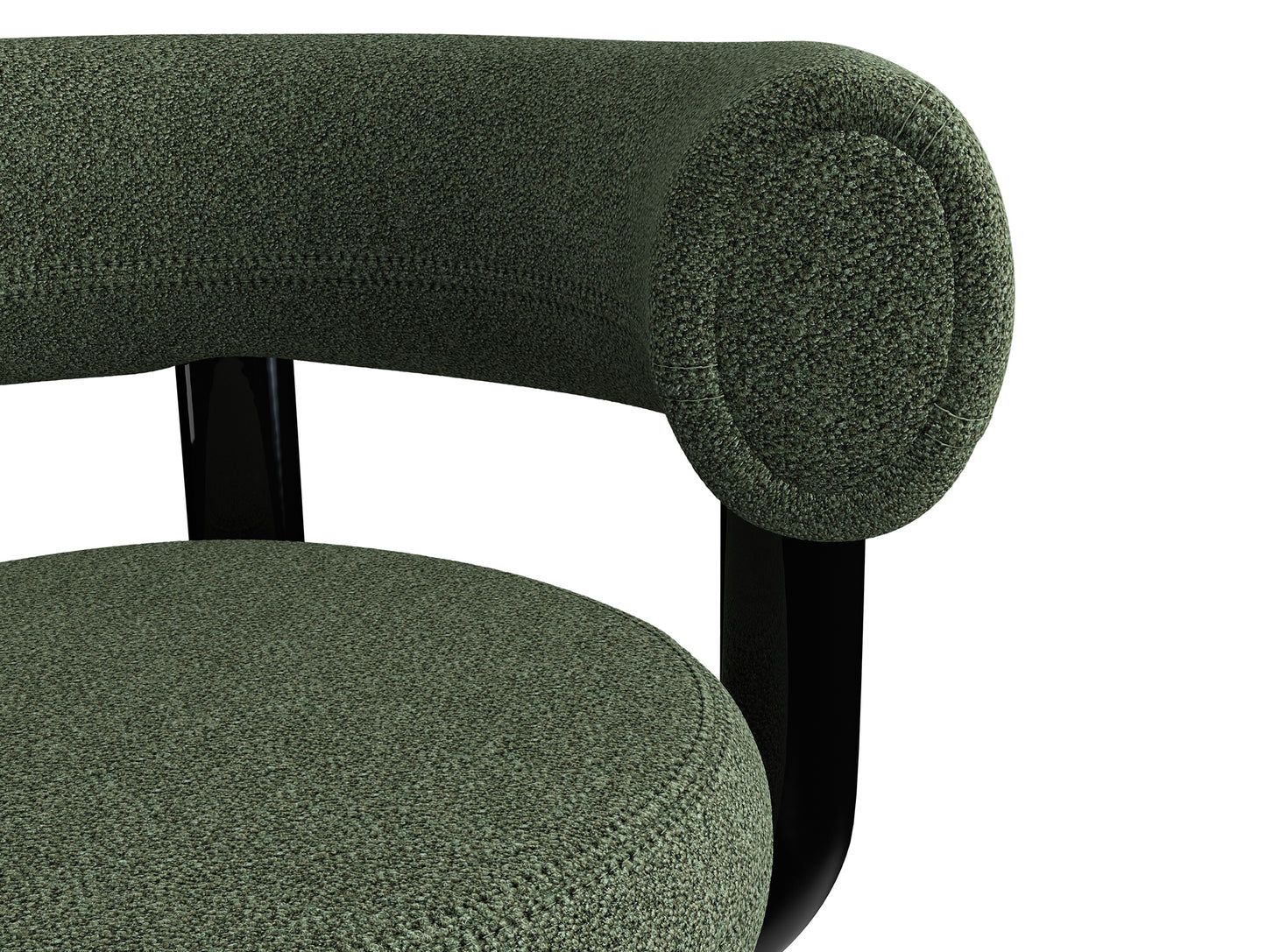 Fat Work Office Chair by Tom Dixon - Tom Dixon Boucle 162