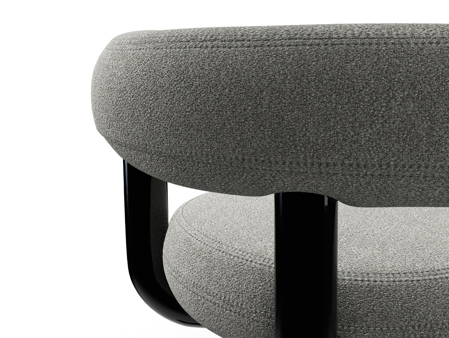 Fat Work Office Chair by Tom Dixon - Tom Dixon Boucle 01