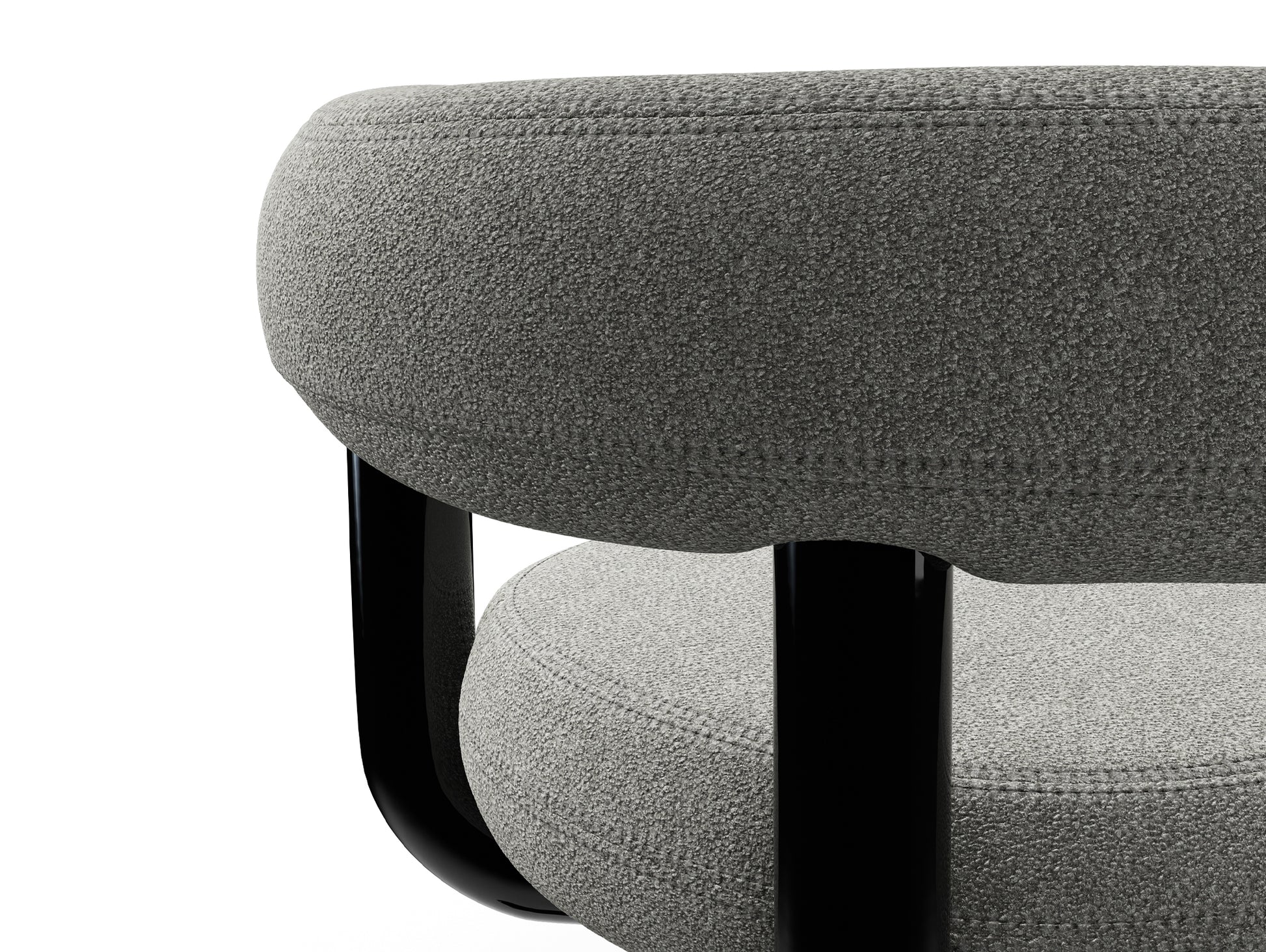 Fat Work Office Chair by Tom Dixon - Tom Dixon Boucle 01