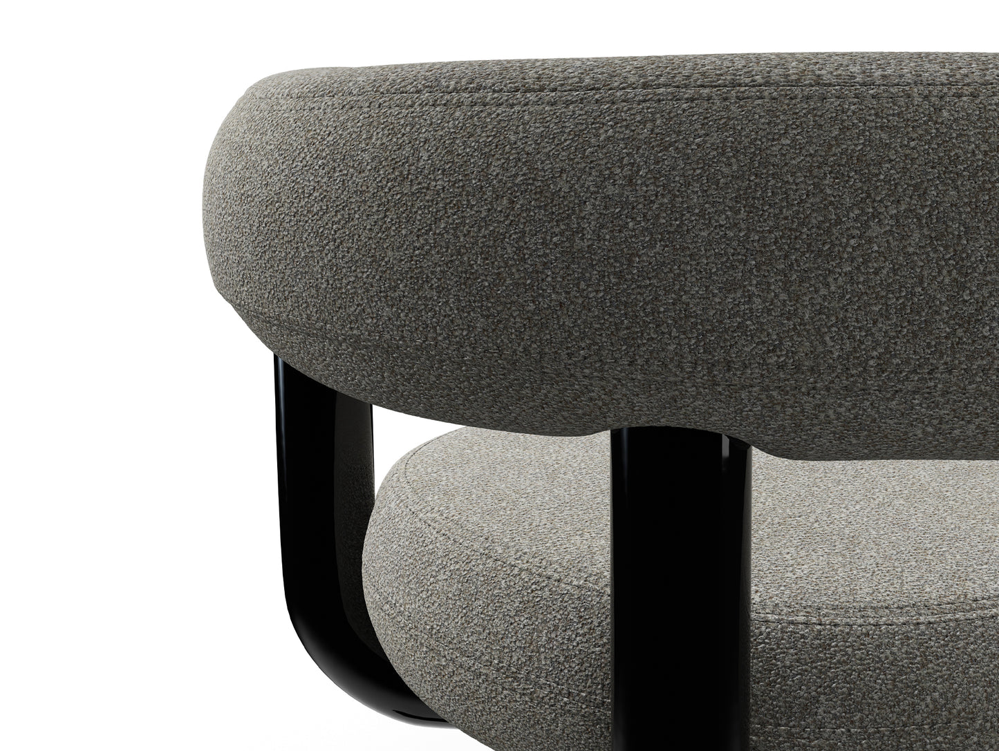 Fat Work Office Chair by Tom Dixon - Tom Dixon Boucle 84