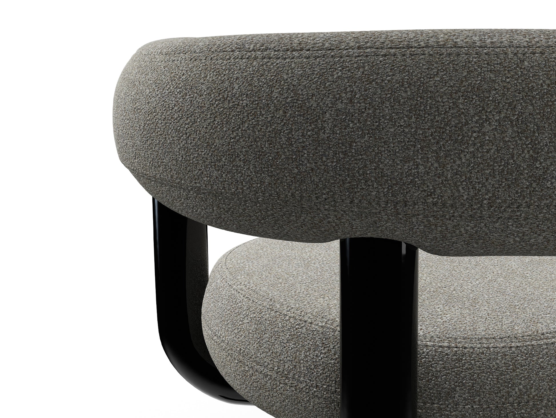 Fat Work Office Chair by Tom Dixon - Tom Dixon Boucle 84