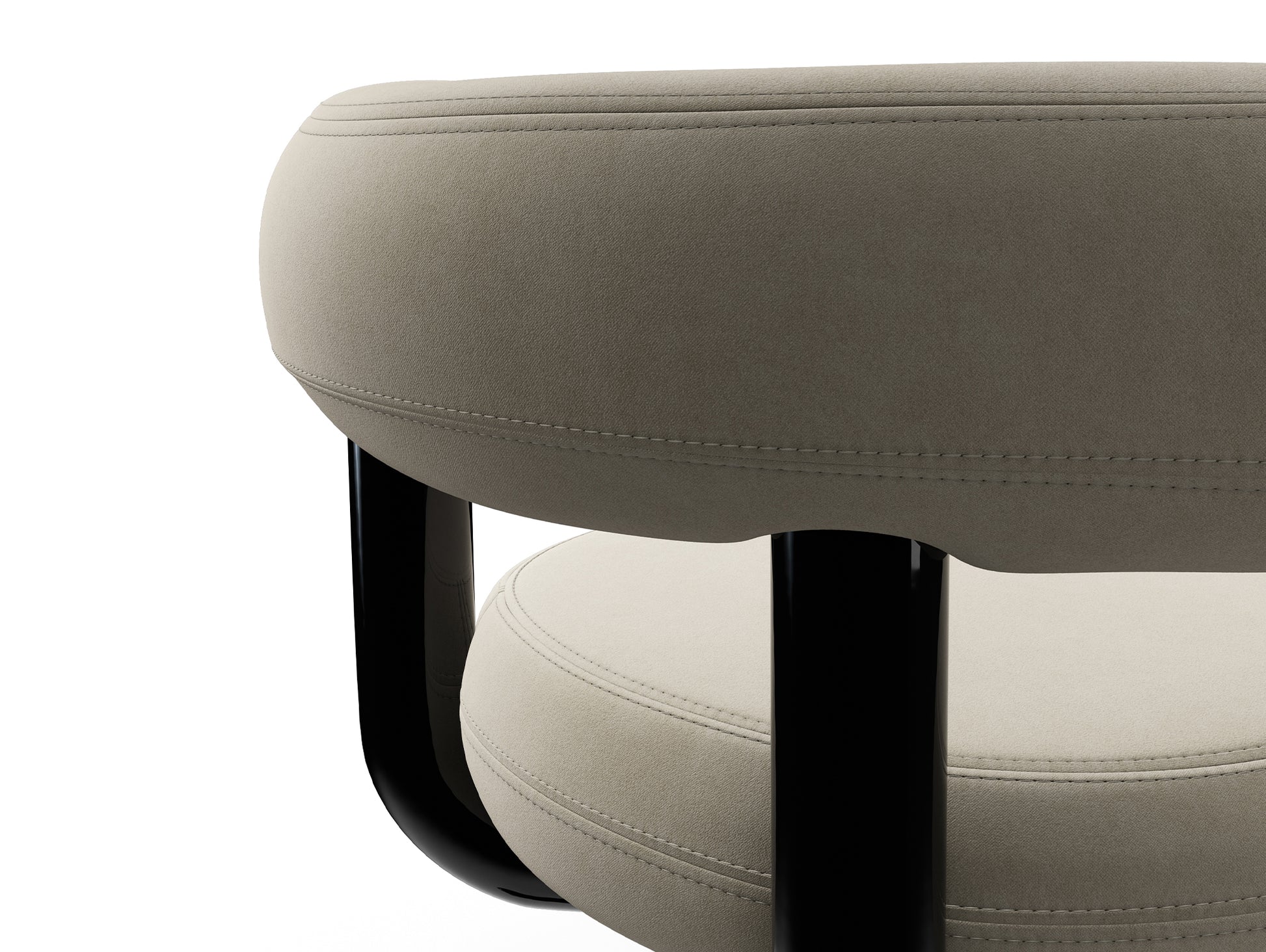 Fat Work Office Chair by Tom Dixon - Tom Dixon Royal Velvet 106