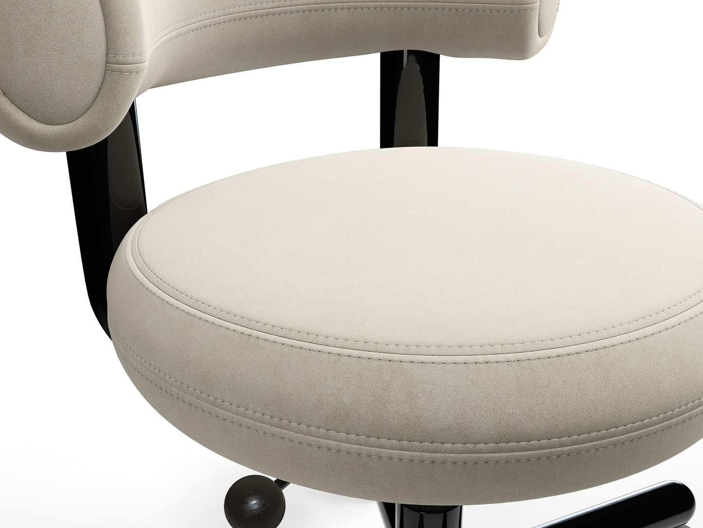 Fat Work Office Chair by Tom Dixon - Tom Dixon Royal Velvet 106