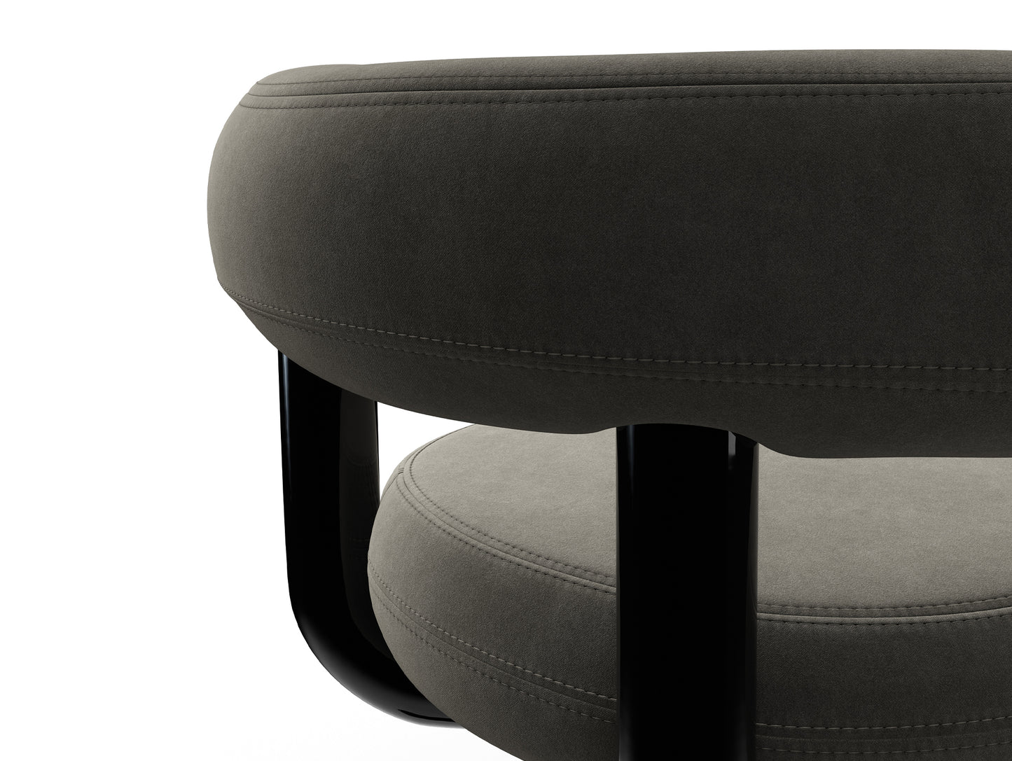 Fat Work Office Chair by Tom Dixon - Tom Dixon Royal Velvet 158