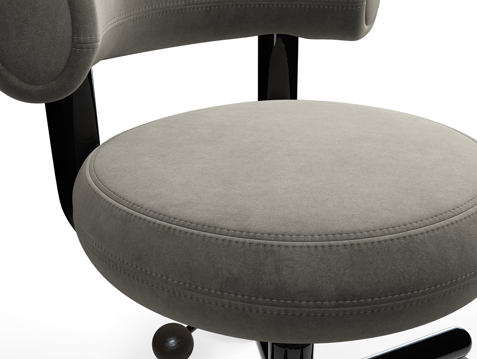 Fat Work Office Chair by Tom Dixon - Tom Dixon Royal Velvet 158