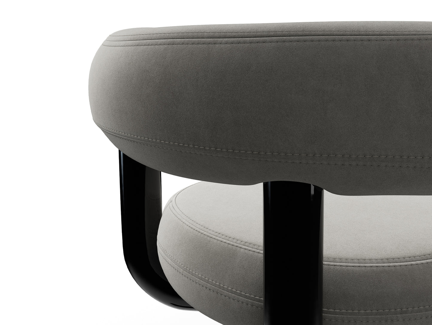 Fat Work Office Chair by Tom Dixon - Tom Dixon Royal Velvet 84