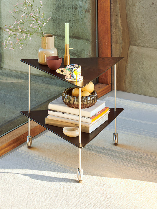AJ Trolley by Fritz Hansen - Clear Lacquered Walnut Veneer