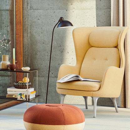 Ro Lounge Chair - Single Upholstery by Fritz Hansen - JH1 / Christianshavn Yellow 1110