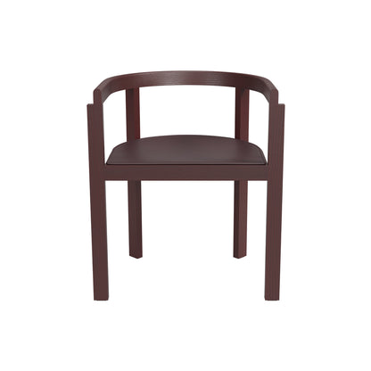 After Chair Seat Cushion by Fritz Hansen - Blackberry Spectrum Leather