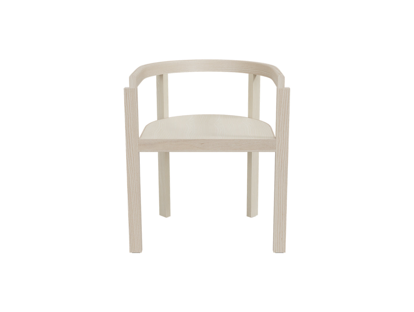 After Chair by Fritz Hansen - White Pigmented Oiled Ash