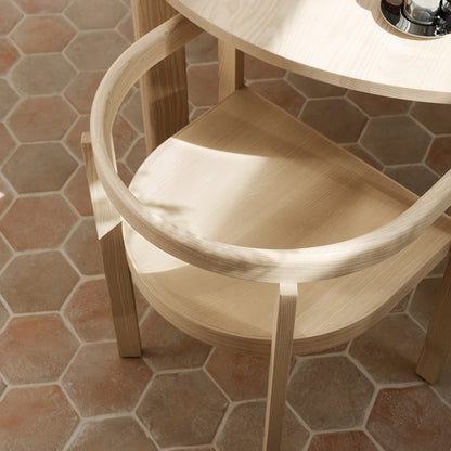 After Chair by Fritz Hansen - White Pigmented Oiled Ash