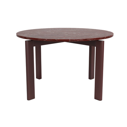 After Dining Table by Fritz Hansen - MA410 (Red-White Honed Marble)