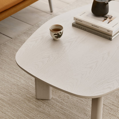 Analog Coffee Table (JH63A) by Fritz Hansen - Light Beige Ash